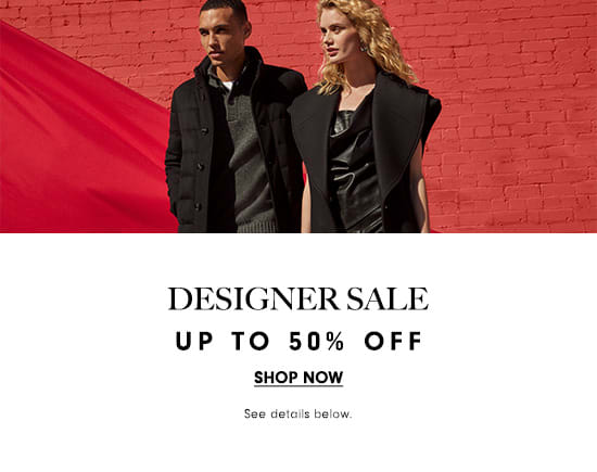 Designer Sale - Up to 50% off