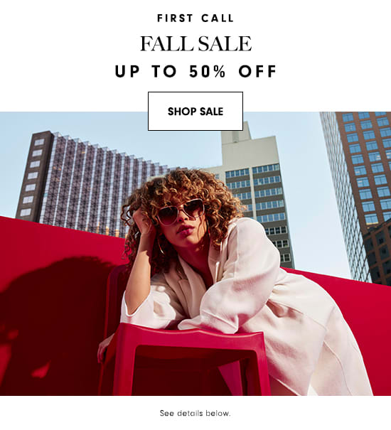 Fall Sale - Up to 50% off