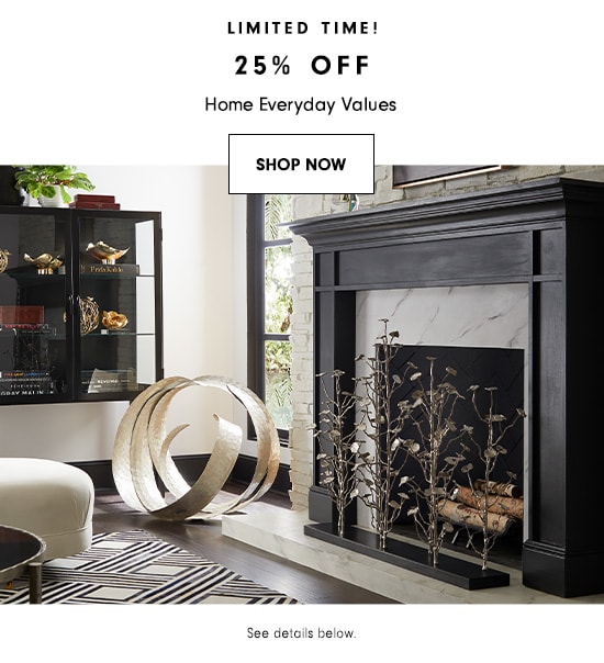 25% off Home Everyday Values