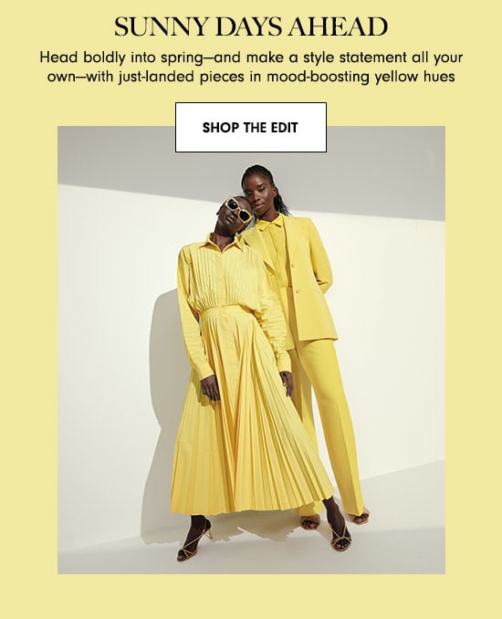 Shop The Edit: Yellow