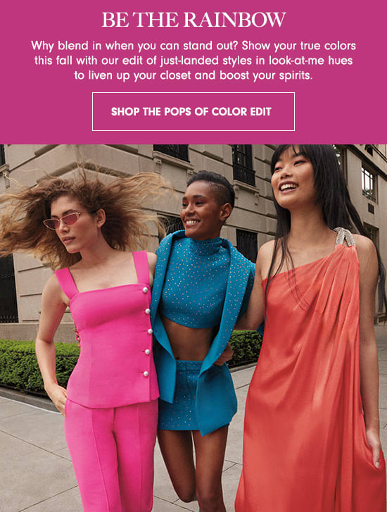 Shop The Edit: Pops of Color