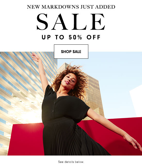 New Markdowns - Up to 50% off