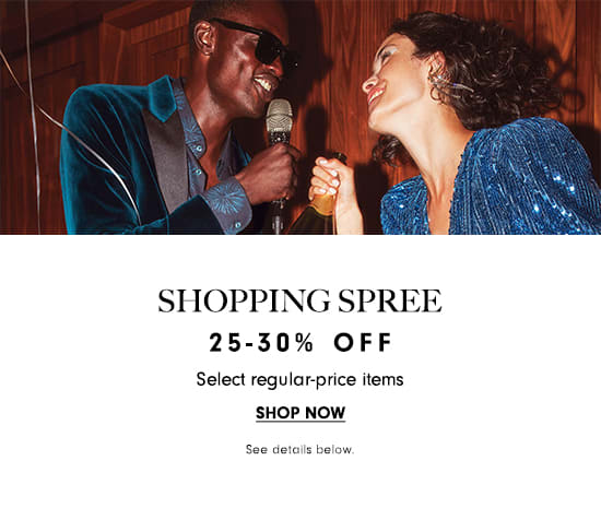 Shopping Spree - Up to 30% off