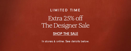 Extra 25% off - Shop the Sale