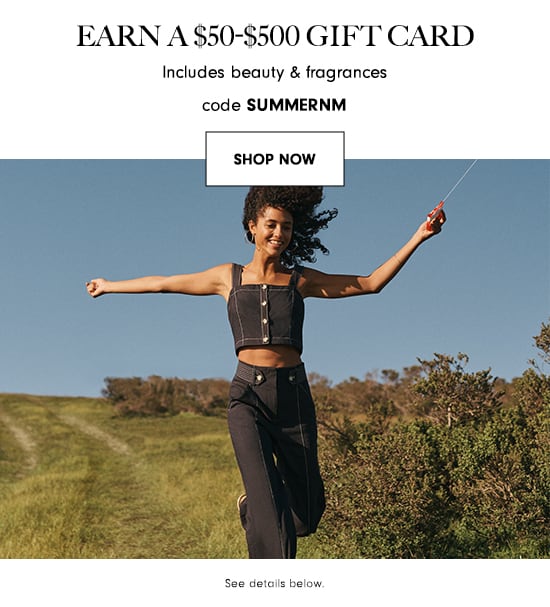 Earn your $50-$500 gift card