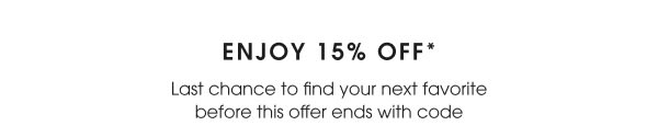 Your 15% Off Expires Soon