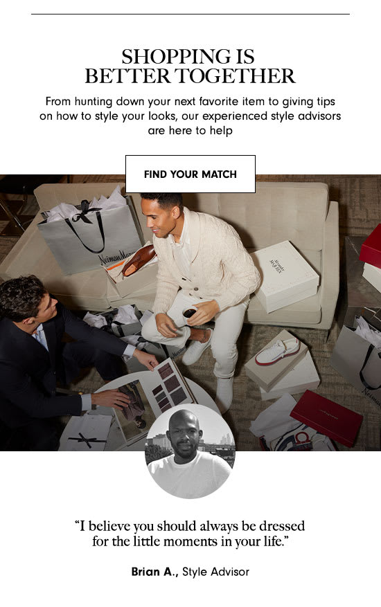 Match with a style advisor