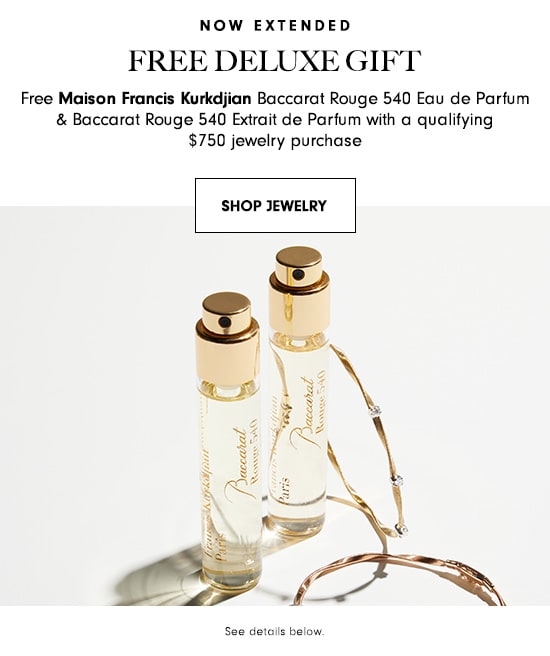 Free deluxe gift with jewelry purchase