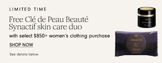 Free Cle de Peau Beaute Synactif skinc care duo - Shop Now