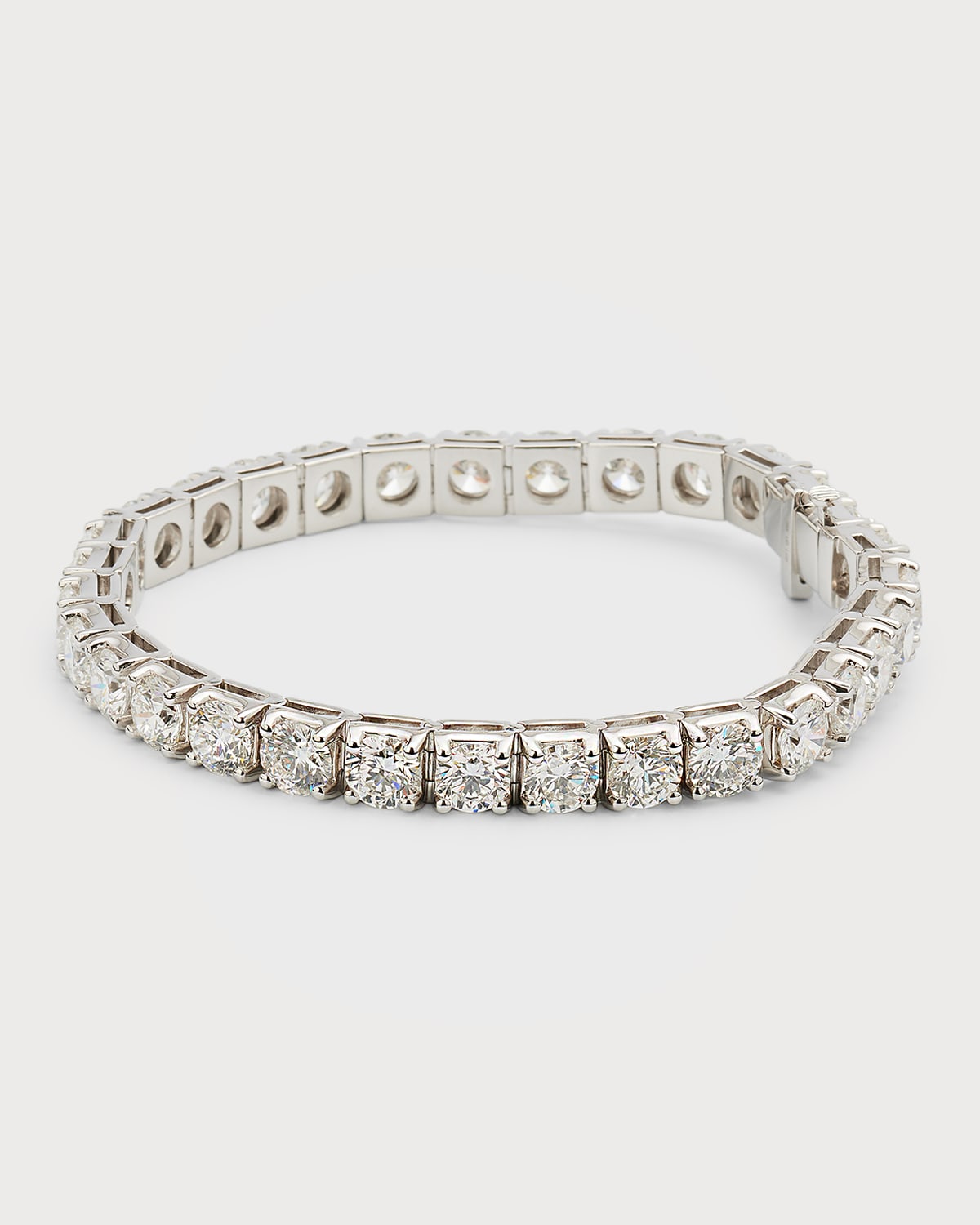 Louis Vuitton High Jewelry Diamond White Gold Tennis Bracelet