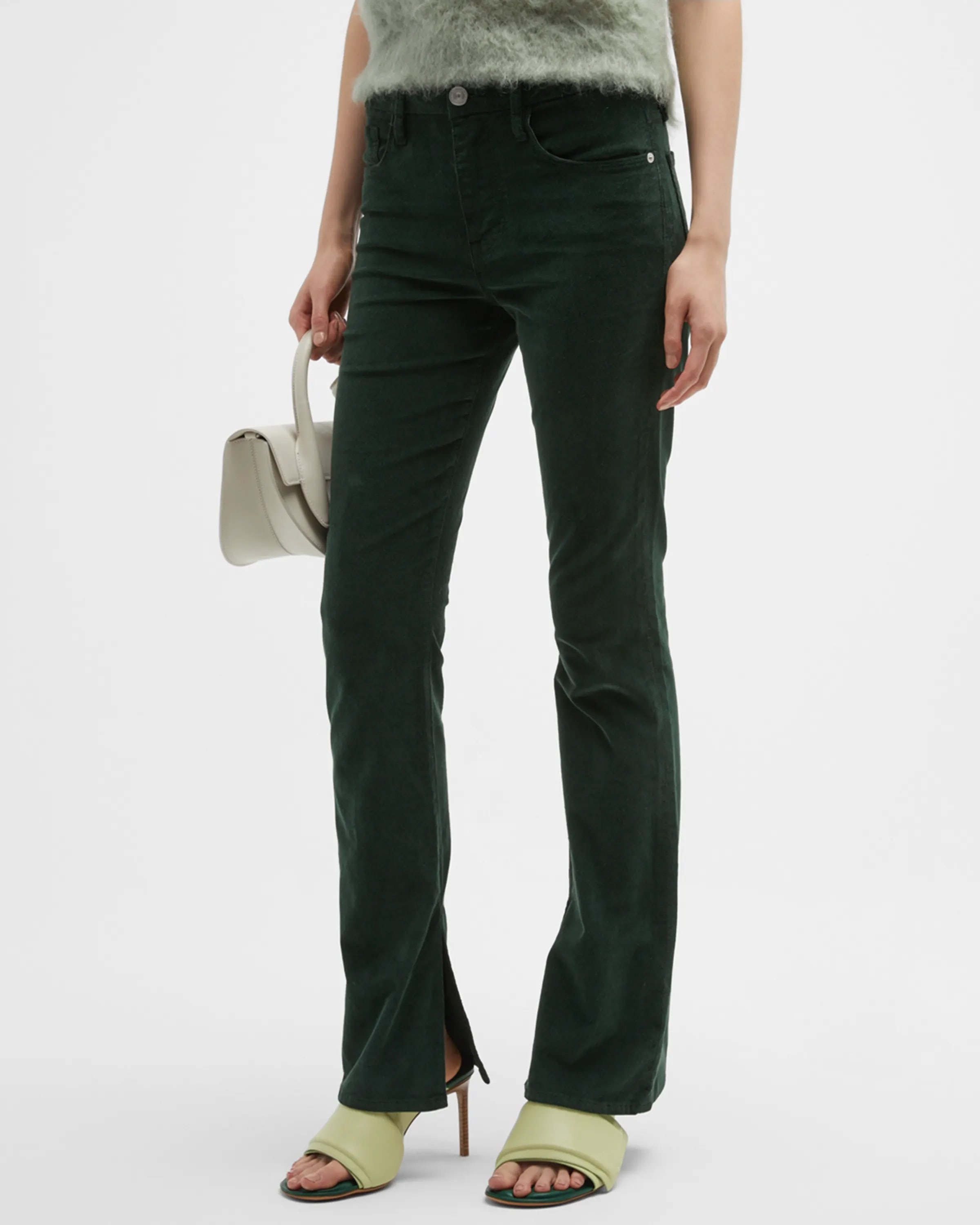 On-model image of Frame pine corduroy pants