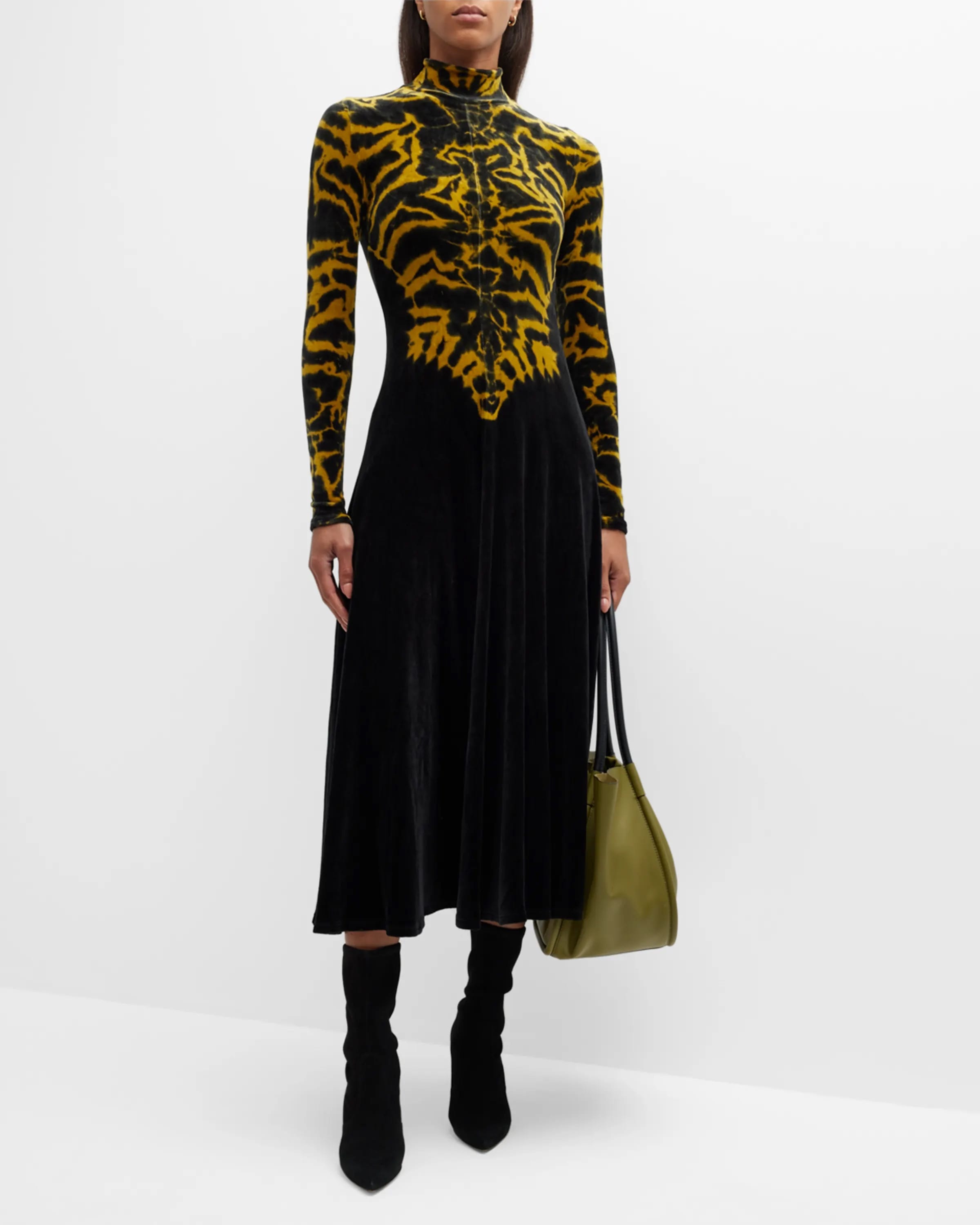 Ghost image of a Proenza Schouler tie-dyed cotton/modal/nylon dress 