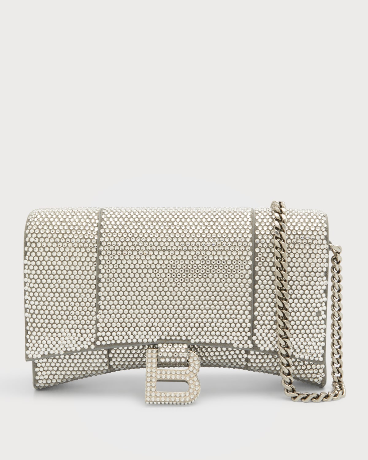 Hourglass Strass Wallet on Chain