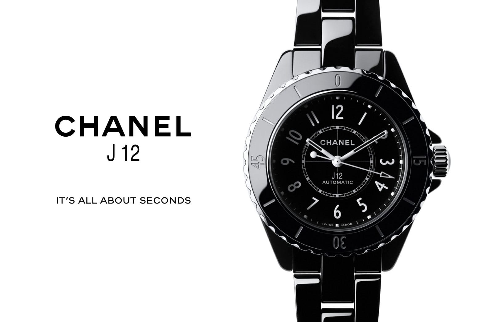 Chanel J12 White Ceramic 33mm Quartz Watch