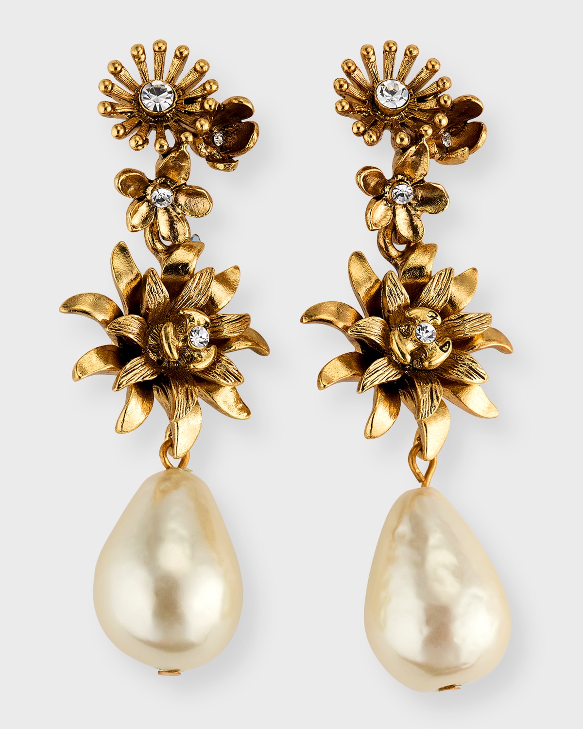 Women's Earrings - Designer Gold Studs