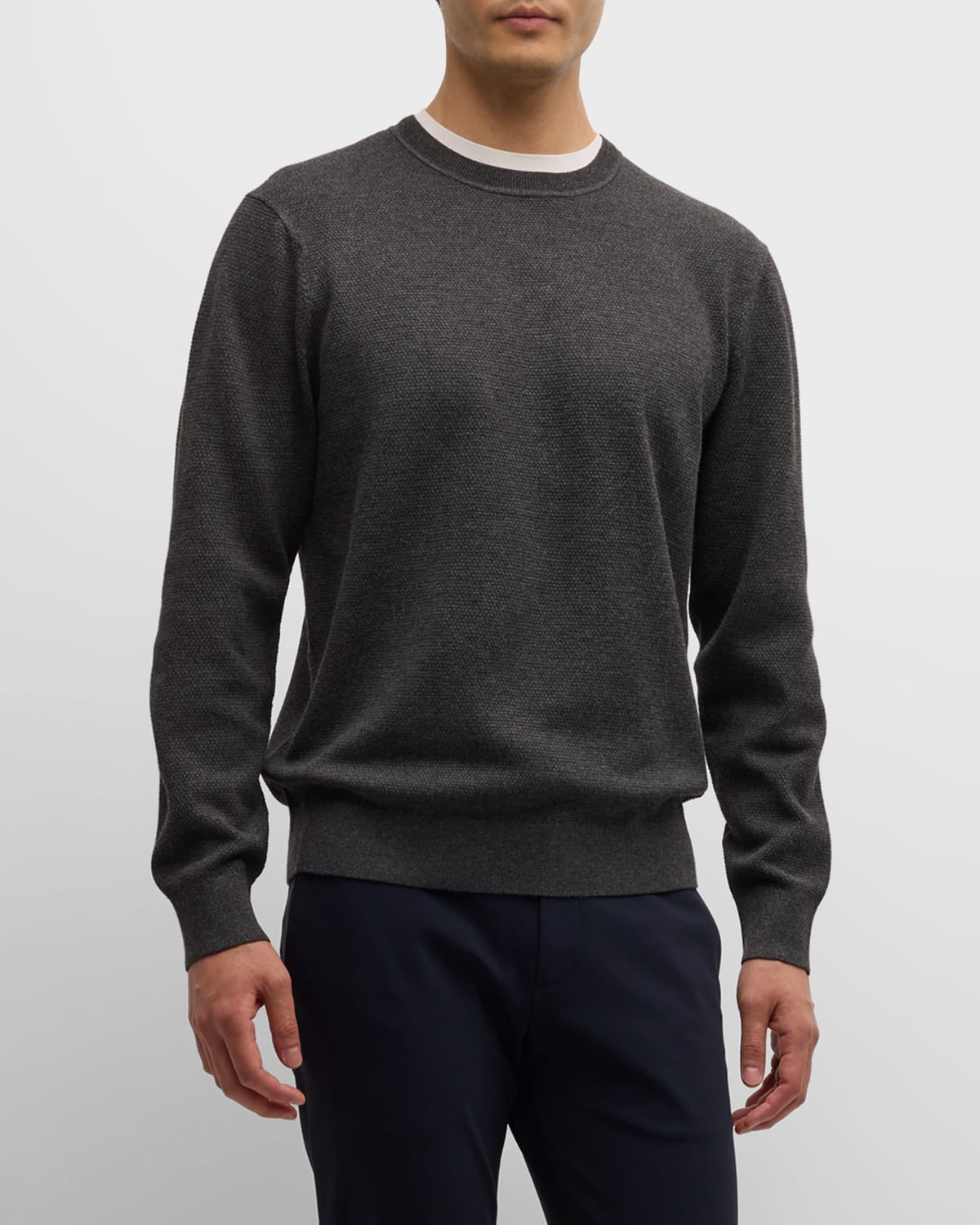 Louis Vuitton Monogram Mix Cashmere Crewneck