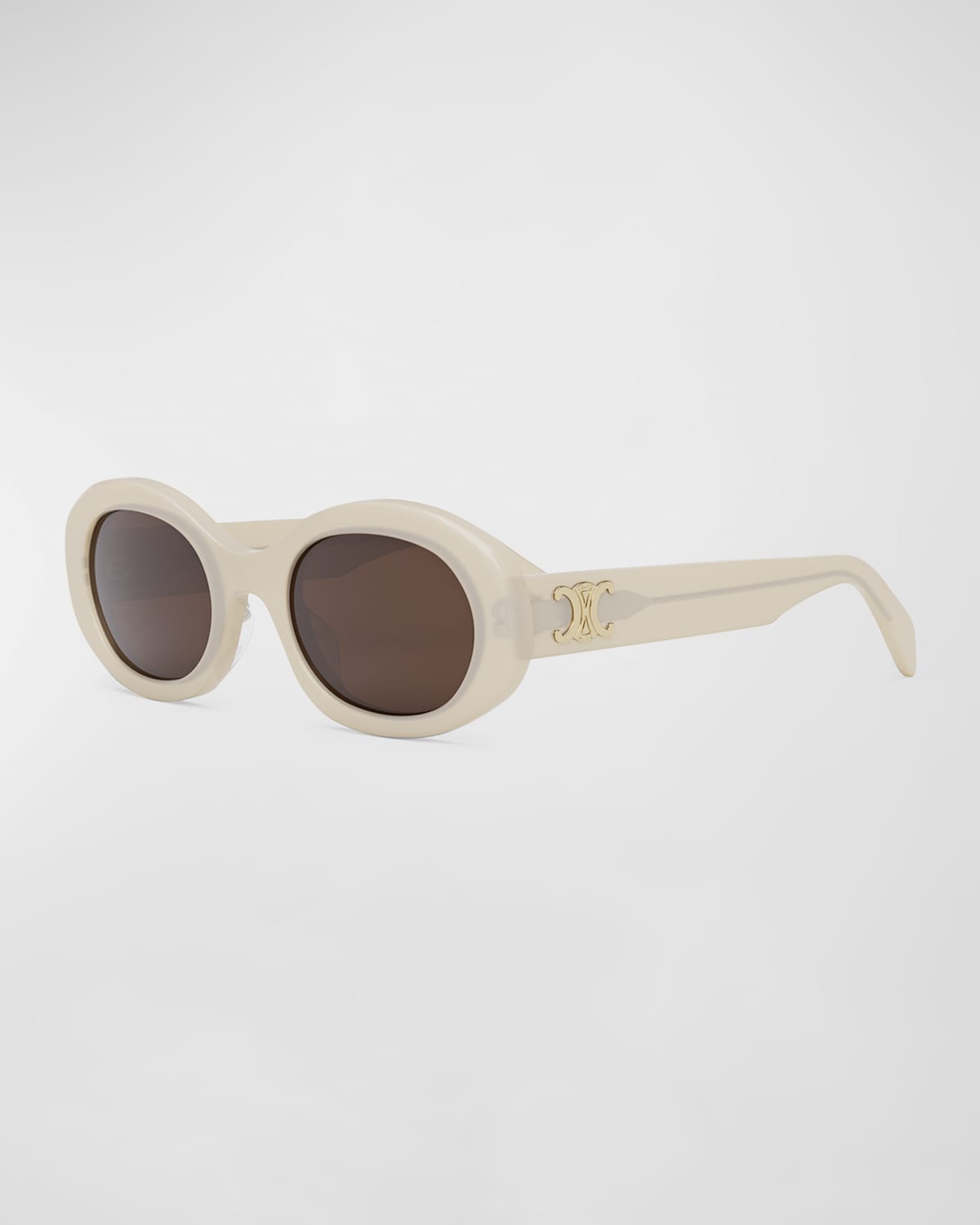 Celine
Triomphe Logo Oval Acetate Sunglasses