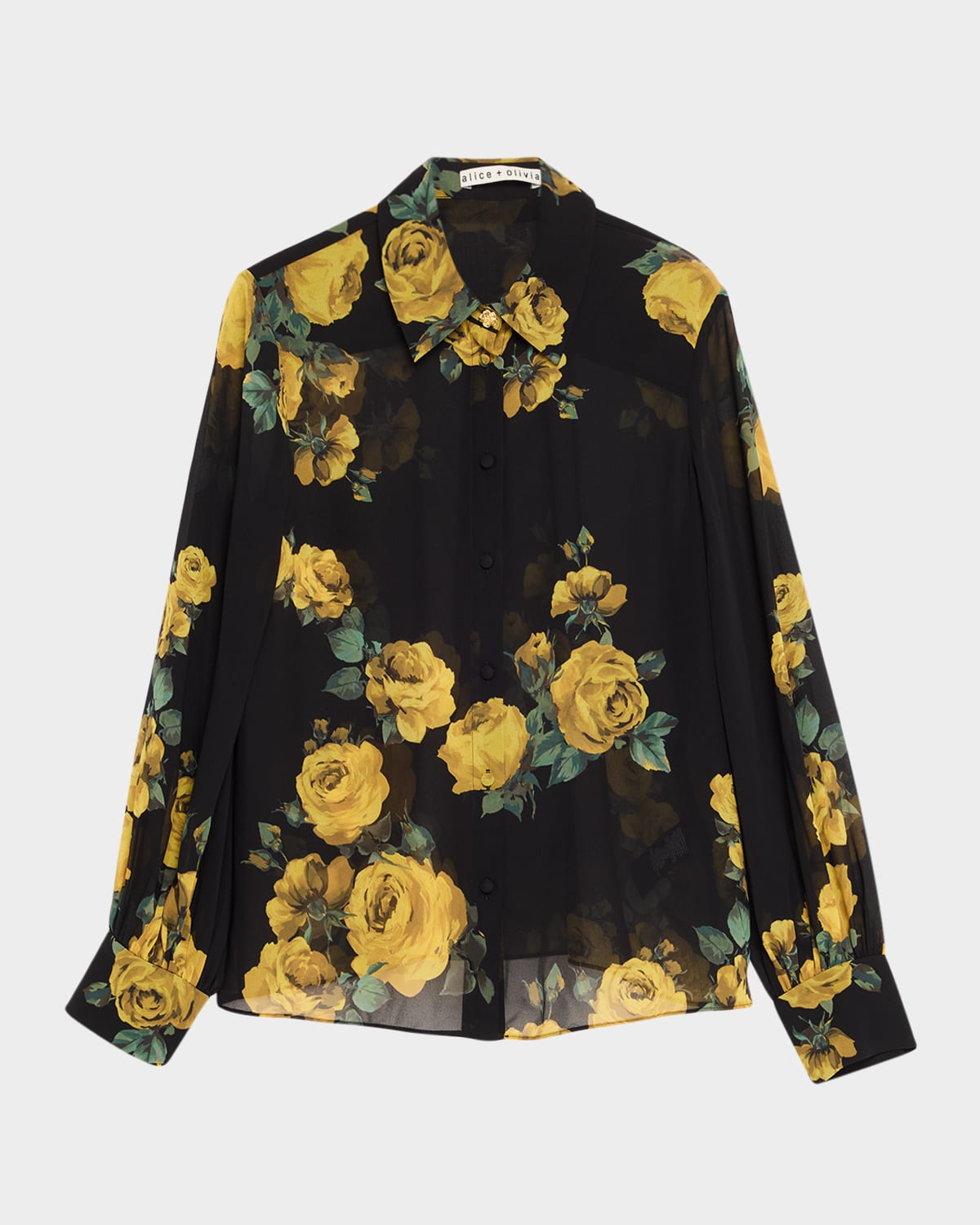 alice+olivia CLASSICS ジャケット ワンピース ブラック A+o X Tom Wesselmann Bret Long Blazer In Lip Sync Black