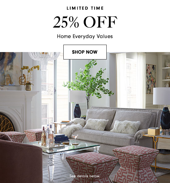 25% Off Home Everyday Values