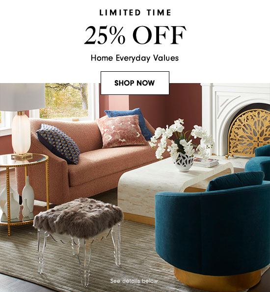 25% off Home Everyday Values