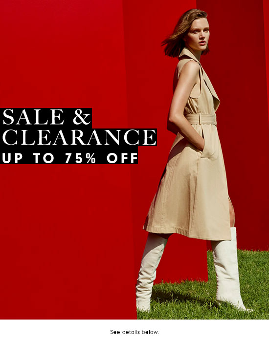 Sale & Clearance - Up to 75% off