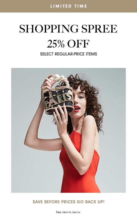 Shopping Spree - 25% off