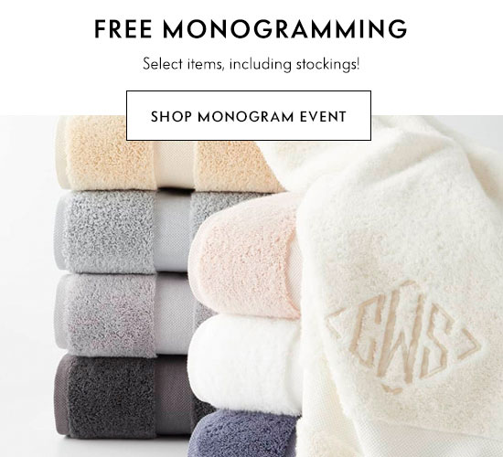 Shop the monogram event