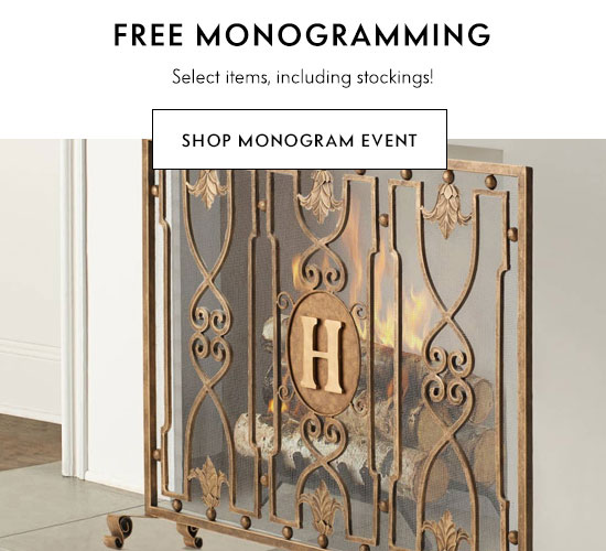 Shop the monogram event