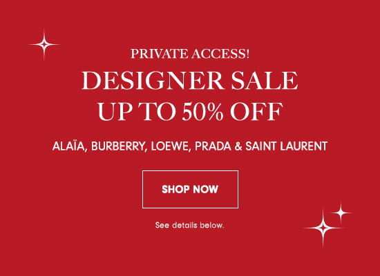 Designer Sale - Up to 50% off