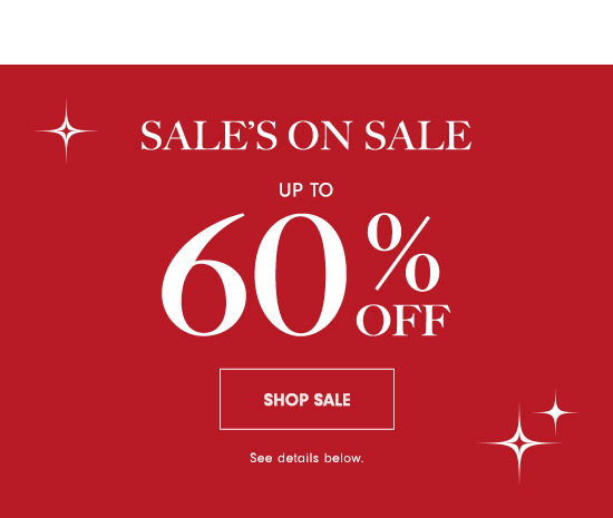 Sale's on Sale