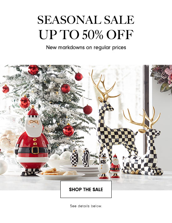 Seasonal Sale - Up to 50% off