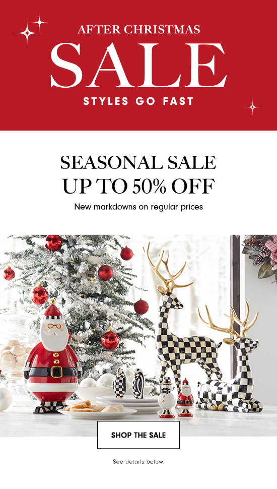 Seasonal Sale - Up to 50% off