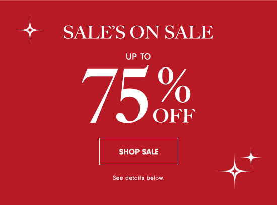 After Christmas Dash - Up to 75% off