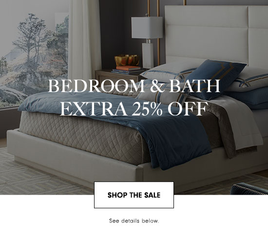 Bed & Bath Sale - Extra 25% off