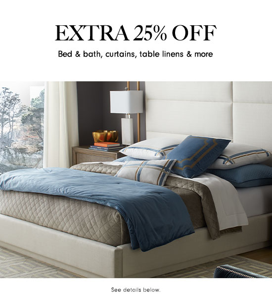 Bed & Bath Sale - Extra 25% off