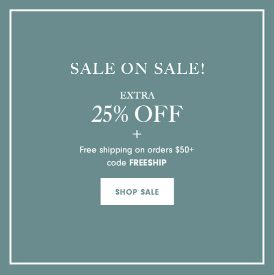 Shop Sale on Sale