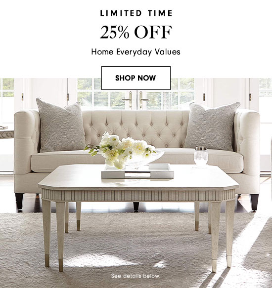 25% off Home Everyday Values
