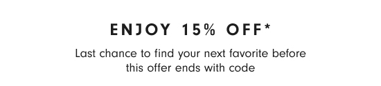 Your 15% Off Expires Soon
