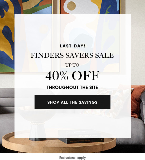 Shop the Finders Savers Sale
