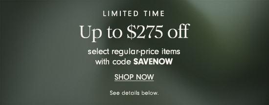 Up to $275 off