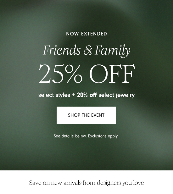 25% off + 20% off jewelry
