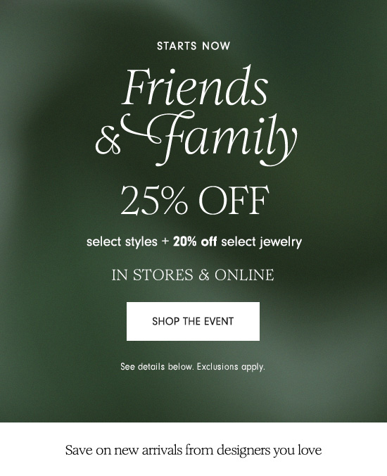 25% off + 20% off jewelry