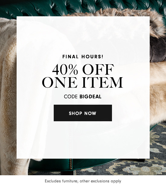 Shop 40% Off One Item
