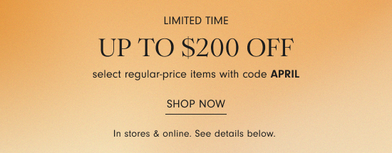Up to $200 off