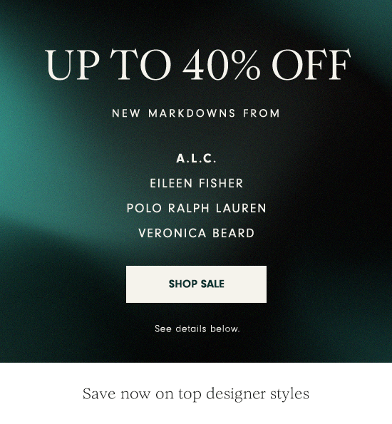 Up to 40% off