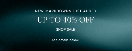 Up to 40% off