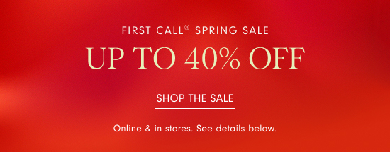 Up to 40% off