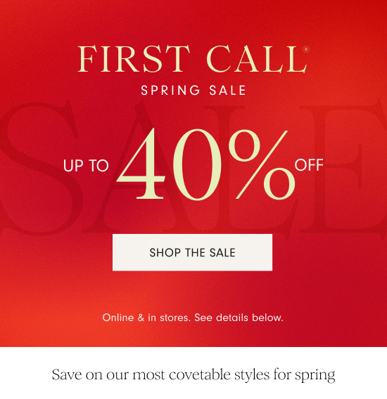 Up to 40% off