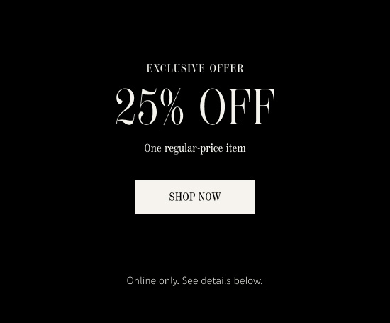 25% off one regular-price item