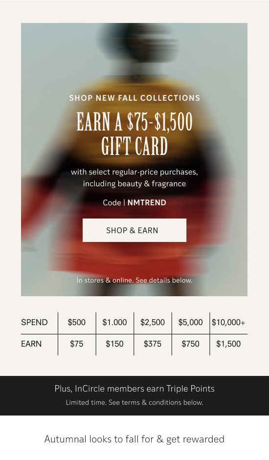 Earn a $75-$1,500 gift card